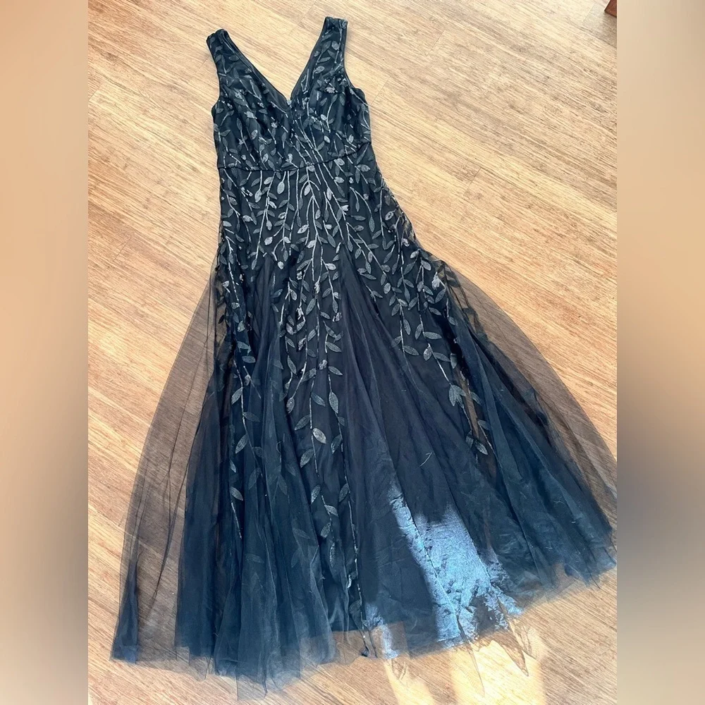 NWT Ever-Pretty Women's Double V-Neck Sleeveless Mermaid Evening Formal Dress - Picture 6 of 9